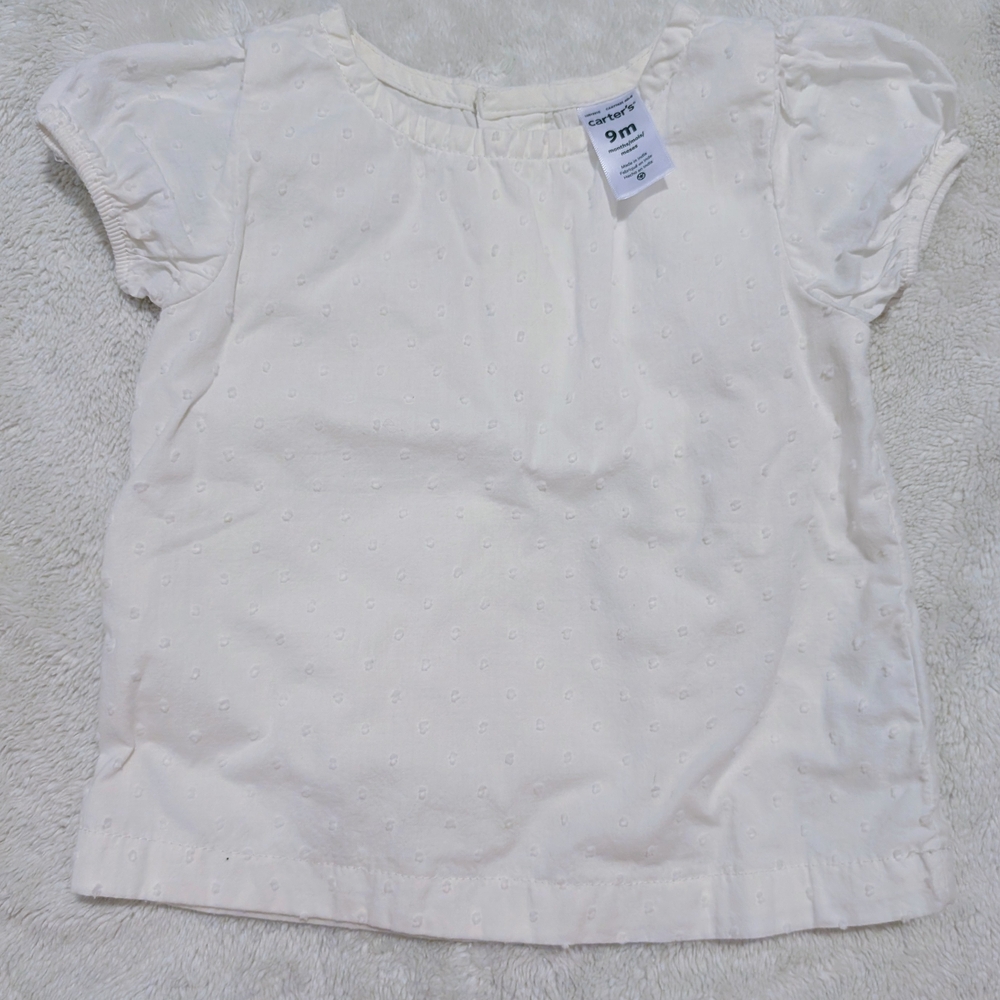 ✨5/$15✨Carter's White Eyelet Kids Top